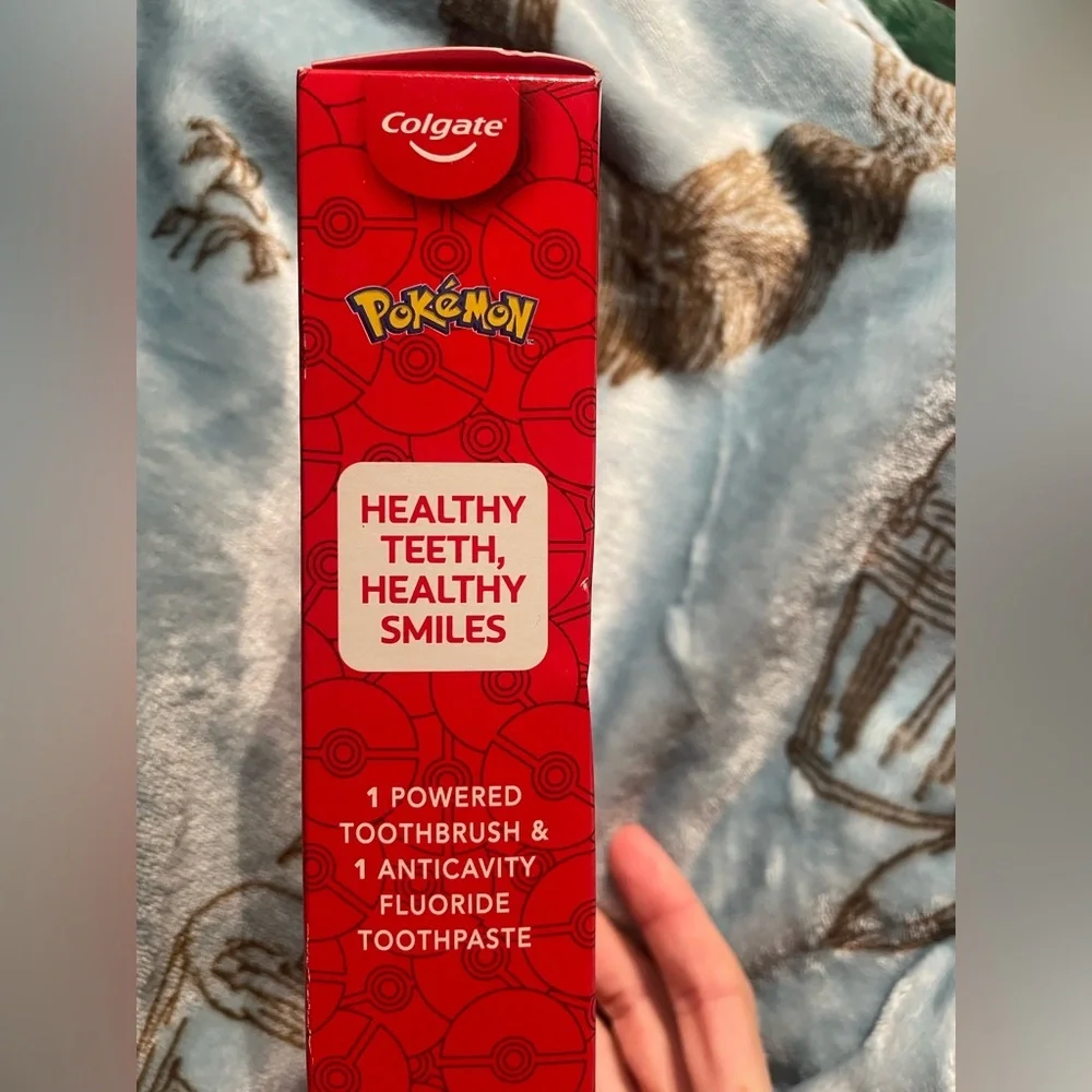 NIB Pokemon X Colgate Toothbrush and Toothpaste Gift Pack